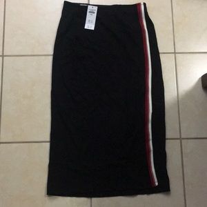 Ponte midi skirt